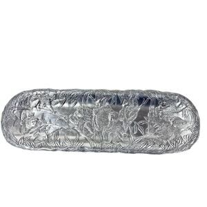 ​Vintage Arthur Court Koala Bears Bamboo Tray Aluminum Serving Platter 18" 1988